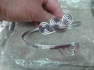 【貨物輸送無料】付属物 頸飾り アームバスシルバーブレスレットスレーブブレスレットbracciale schiava   地方検事 braccio bagno argento bracelet ネックレス・ペンダント-男女兼用アクセサリー-ジュエリー・アクセサリー