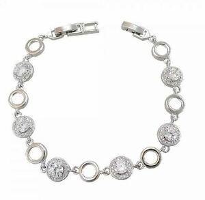 【送料無料】アクセサリー　ネックレス　テニスブレスレットescl bracciale tennis con zirconi, colore a scelta