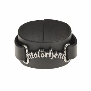 【貨物輸送無料】添え物 頸飾り ポーカーレザーブレスレットブランドロゴalchemy poker motorhead con logo インチ pelle bracciale nuovo di zecca