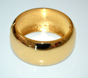 【送料無料】アクセサリー　ネックレス　ブレスレットスレーブbracciale rigido oro dorato lucido donna a schiava ovale metallo party festa g6