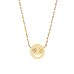 【送料無料】アクセサリー　ネックレス　エステラハートネックレスestella bartlett placcati in oro cuore occhio emoji sorridente collana