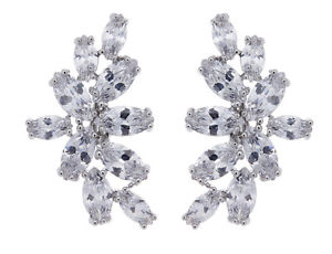 【貨物輸送無料】付属物 頸飾り イヤリングイヤリングクリップclip su orecchini silver plated luxury orecchino con zirconimarla ネックレス・ペンダント-男女兼用アクセサリー