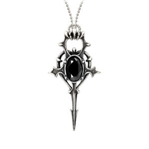 【送料無料】アクセサリー　ネックレス　ゴシッククリスタルネックレスペンダントalchemy gothic pendente con cristallo swarovskiherz leben donna collana