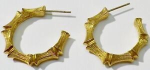 【送料無料】アクセサリー　ネックレス　ビンテージboucles doreilles perces clous bijou vintage couleur or croles jonc stri 58 15,584円