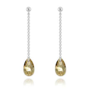 【送料無料】アクセサリー　ネックレス　スワロフスキークリスタルアルジェントファブリケーションーズboucles doreilles gouttes cristal swarovski et argent fabrication franaise
