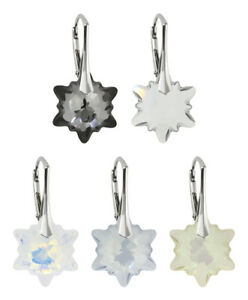 【貨物輸送無料】付属物 頸飾り イヤリングｇサテンフックスワロフスキーorecchini argento sterling ganci made with 6748 g 18 粍 satinato cristalli swarovski 男女兼用アクセサリー-ジュエリー・アクセサリー-ネックレス・ペンダント