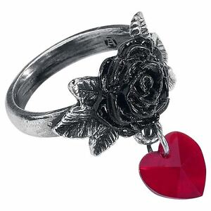 アクセサリー　ネックレス　ゴシックピューターリングファッションalchemy gothic cherish peltro anello alla moda  varie misure