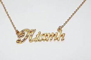 【送料無料】アクセサリー　ネックレス　ゴールドネックレスアイデンティティクリスマスniamh 18ct doratura collana con nomeidentity apprezzamento xmas gifts