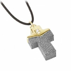 送料無料 アクセサリー ネックレス ペンダントネックレスクロスマンビブロスゴールドシルバーcollana Pendente Croce Uomo Byblos Blumen 8561 Oro E Argento Rsvpserves Org