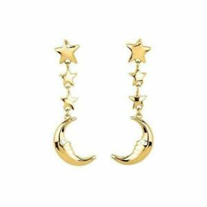 【送料無料】アクセサリー　ネックレス　イヤリングスチール2jewels orecchini donna 261134 acciaio pendenti lunghi dorati luna stelle charms