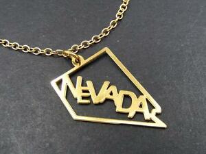【送料無料】アクセサリー　ネックレス　クリスネバダペンダントｋゴールドリサイクルプレートネックレスkris nations nevada collana con ciondolo 14k oro piastra sopra riciclato ottone