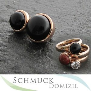 【送料無料】アクセサリー　ネックレス　オニキスステンレススチールmelano twistedadattatore 8 mm onyxrotgold in acciaio inox