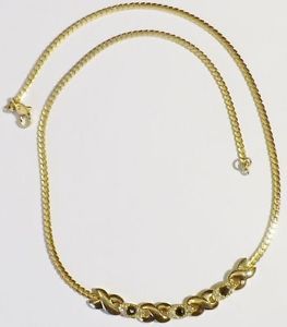 【送料無料】アクセサリー　ネックレス　コリアープレートデコクリスタルビンテージcollier maille plate dco central cristal saphir bijou vintage couleur or * 5057