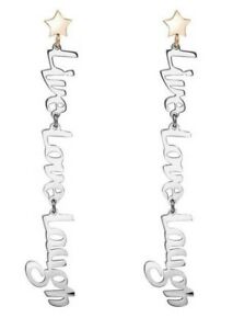 【送料無料】アクセサリー　ネックレス　イヤリングスクリプトスチールライブorecchini brosway script acciaio brp21 live love laugh