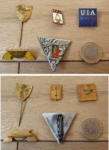 【送料無料】アクセサリー　ネックレス　ピンマンエナメルlot de 5 badge broche pingle pin armoiries fnc uia man enamel email moscou 58 29,800円