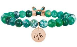 【送料無料】アクセサリー　ネックレス　カフシンボルスチールグリーンハーモニーbracciale kidult symbols acciaio 731047 agata verde armonia 29,800円