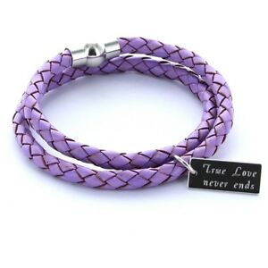 【送料無料】アクセサリー　ネックレス　スキン×カフカフライラックuomo preferiti bracciale bracciale in pelle 0,5cm 2x avvolto amp; incisione lill 20,860円