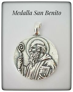 【送料無料】アクセサリー　ネックレス　サンベニトプラベニトサンベニートプラタsan benito benedicti silver plata benito exorcismo medalla san benito plata