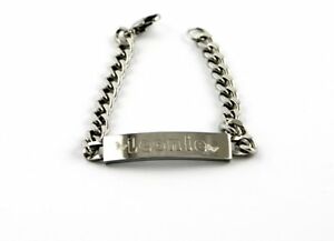 【送料無料】アクセサリー　ネックレス　ステンレスタンクブレスレットカフbracciale in acciaio inox, carri armati bracciale 17 cm con personali, incisione individuale 21,158円