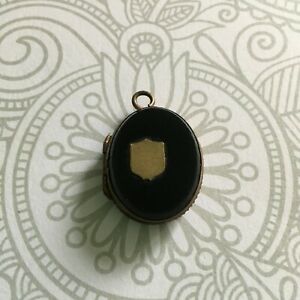 【送料無料】アクセサリー　ネックレス　ドアオニキスノワールメダイヨンmdaillon xixe pendentif porte photos onyx noir blason old medallion 19thc 16,045円
