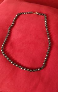 【送料無料】アクセサリー　ネックレス　コリアータヒチブールantiquite bijoux collier long 635 cms facon perle tahiti boule grise metal
