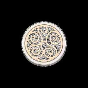 【送料無料】アクセサリー ネックレス ステンレススチールガラスフレームワークペンダントコインcoin cs289 di cem per 25 mm ciondolo in acciaio inox quadro vetro ros