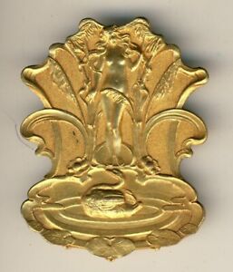【送料無料】アクセサリー　ネックレス　アールヌーボーbroche art nouveau 6,7 cm