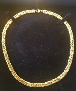【送料無料】アクセサリー　ネックレス　コリアープラークantiquite bijoux large collier long 45 cms largeur 07 cms plaque or