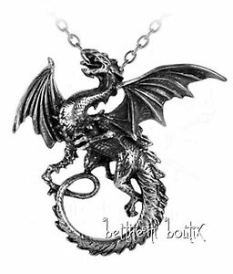 【送料無料】アクセサリー　ネックレス　ゴスロックドラゴンgoth alchemy collier chaine amp; pendentif dragon the whitby wyrm gothique