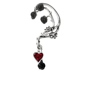 【送料無料】アクセサリー　ネックレス　ローズイヤリングピューターベッドorecchini peltro alchimia letto di sangue rose ear wrap
