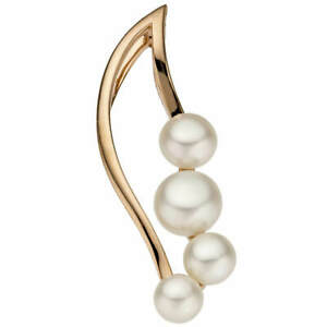 【送料無料】ネックレス　ペンダント8585pendant drop with 8 freshwater pearl, 585 gold rose gold ladies 40,287円