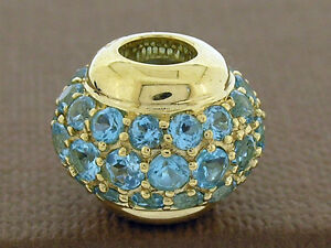 【送料無料】ネックレス　ゴールドトパーズビーズbd040 genuine 9ct gold natural topaz large amp; heavy pave bead glittering