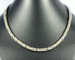 【送料無料】ネックレス　キングズチェーンシルバーエッジインチkings chain real 925 silver 5,5mm edge jewelry approx 1811 long