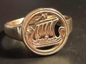 【送料無料】ネックレス　ビンテージゴールドサイズグアテマラvintage unusual large 9ct gold ship signet ring , size w,516g gt