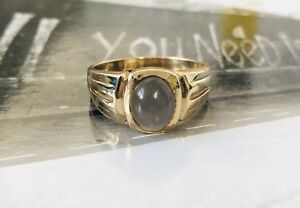 【送料無料】ネックレス ゴールドムーンストーンサイズ9ct gold gents moonstone signet ring size t