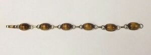 【送料無料】ネックレス　ビクトリアイエローゴールドタイガーアイブレスレットvictorian 9ct yellow gold tigers eye bracelet｜hokushin 72,589円