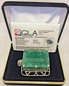 【送料無料】ネックレス デザイナーエメラルドグリーンベリルカットdesigner 43697ct emerald cut green beryl sterling silver pendant reduced