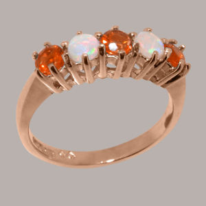 【送料無料】ネックレス ローズゴールドシトリンオパールリングサイズ14ct rose gold natural citrine amp; opal womens eternity ring  sizes j to z