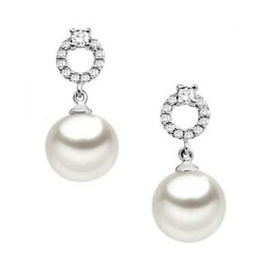 【送料無料】ネックレス　イヤリングホワイトゴールドホワイトパールearrings comete woman orp463 white gold white pearls｜hokushin