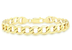 【貨物輸送無料】首飾り イェローゴールド180 6215糎85ニューyellow gold 180 6 sided curb chain bracelet 215糎85
