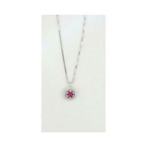 【送料無料】ネックレス　ルビーホワイトゴールドcomete woman glb623 ruby white gold｜hokushin