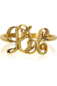 【送料無料】ネックレス　nibアレックスモンロー22ktゴールドスターリングrrp135nib alex monroe love ring 22kt gold plated sterling silver rrp 135