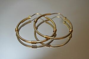 【送料無料】ネックレス　ゴールドフープ9ct gold hoops