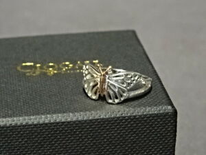 【送料無料】ネックレス　ウェールズスターリングシルバーローズゴールドバタフライリングサイズ￥welsh clogau sterling silver amp; rose gold butterfly ring size m rrp 139｜hokushin