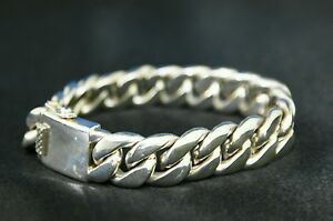 【送料無料】ネックレス　スターリング925 ニューsterling silver 925 chunky curb bracelet