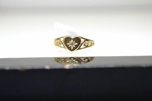 【送料無料】ネックレス　9ctゴールド9ct gold kids heart ring｜hokushin