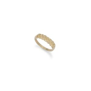 【送料無料】ネックレス　ゴールドキーパーリング9ct gold keeper ring