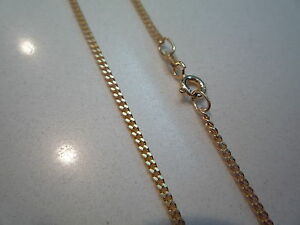 【送料無料】ネックレス　9ct 9k 16イェローゴールドitaly182014mm 9ct 9k yellow gold curb chain 16 18 20 14mm made in italy