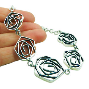 【送料無料】ネックレス ポンドボックススパイラルブレスレットカフlarge hallmarked 925 sterling silver spiral bracelet cuff in a gift box|hokushin
