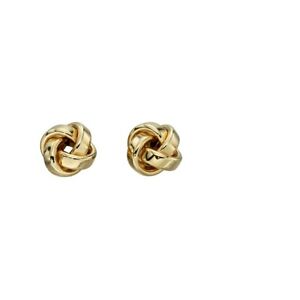 【送料無料】ネックレス　エレメントゴールドイエローゴールドノットスタッドイヤリングelements gold yellow gold knot studs earrings ge2201
